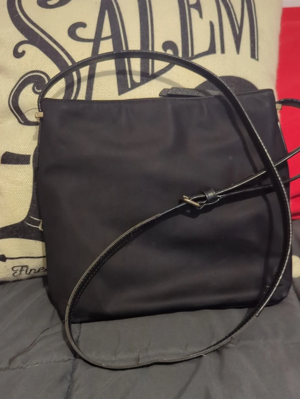 Kate Spade Wilson Road Dessi Tessuto Nylon And Saffiano‎ Leather Crossbody Bag